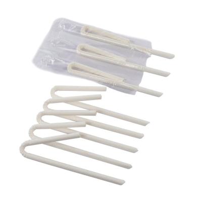 China U-bend Suitable Paper Straws Food Grade Straw Box Milk Juice Bag U-shaped Bendable Paper Straw for sale