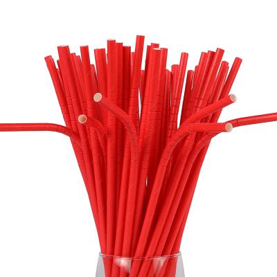 China Food Grade Multi Color Minimalist Paper Straws Disposable Eco - Friendly Biodegradable for sale