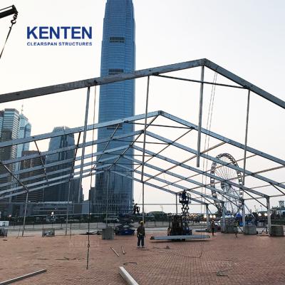 China Permanent Special Exhibition/Party/Event/Trade Show/Wedding/Warehouse KENTEN Structure PVC Coated Advertising Exhibition Hall Tent For Custom Trade Show for sale