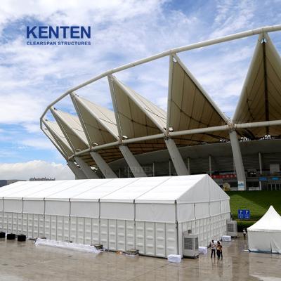 China Exhibition/Party/Event/Trade Show/Wedding/Warehouse KENTEN Custom Design Special Waterproof PVC Show Tent 4x8m For Event for sale