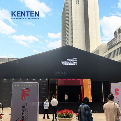 China Exhibition/outdoor party/event/tradeshow/wedding/trade show tent KENTEN warehouse quality with black coating, 2x2m gazebo tent for trade show custom made for sale