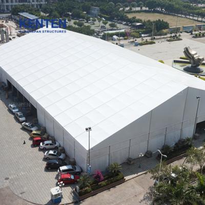 China White Exhibition Marquee/Exhibition Tent Party/Event/Trade Show/Wedding/KENTEN Warehouse 20m 40m View Structure Tents For Wedding Events for sale