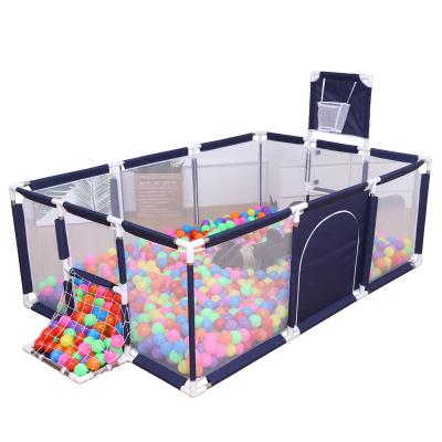 China Modern Children's Playpen Pool One Ball Play Tent for Kids Tent Baby Mat Toddler Safety Fence Baby Crawling Fence for sale