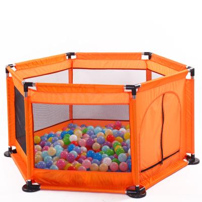 China Modern Hot Selling Portable Baby Playpen Indoor Folding Plastic Baby Fence for sale