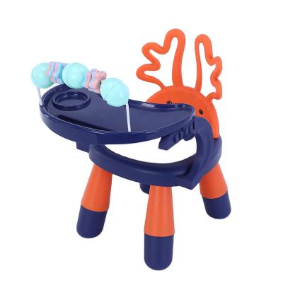 China Modern Hot Selling Multifunctional Children Dining Chair Portable Foldable Baby Dining Chair Baby Plastic Chair for sale