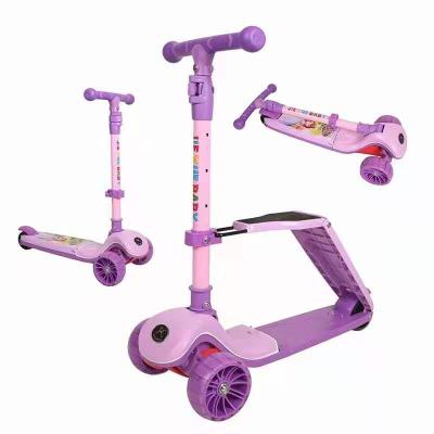 China High Quality 3 Wheels Baby Model Multifunctional Scooter Cheap Price Kids Scooter New Mini Kids Scooter Children With Led Light for sale