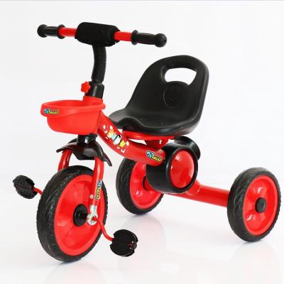 China Ride On Toy New Fashion Baby Tricycle Children Steel Tricycle With Music For Kids 1-6 Years Old for sale