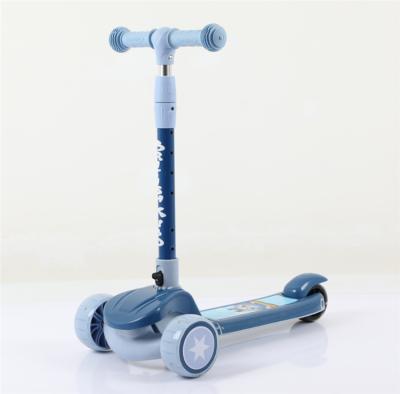 China Child Outdoor PU Wheel Baby Scooter Kick Scooters Foldable Foot Flashing Scooter for sale