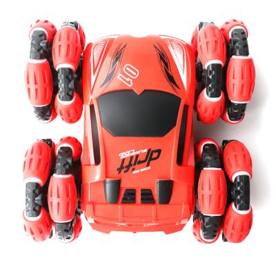 China RC Hobby Making 5-14 Years Old 2.4g Side-trip ABS Plastic Four-wheel Appearance Sensitive Rc Car 2021 Stunt Remote Control for sale