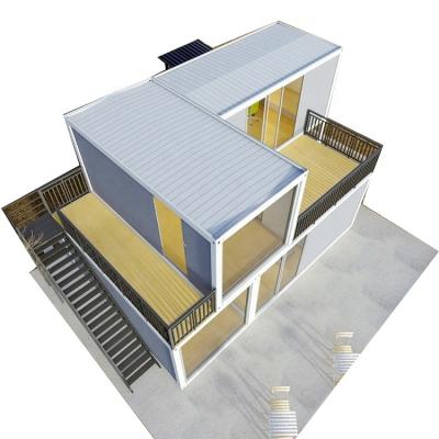 China New build 2021 beach housing construction manufactured by modern modular container for sale