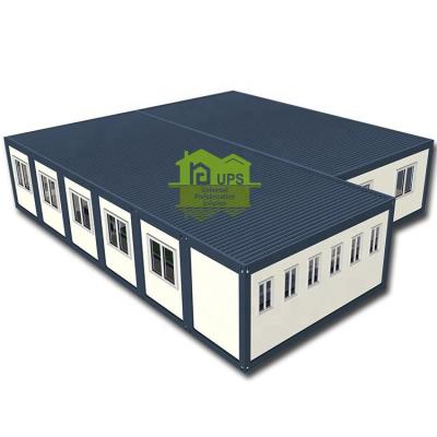 China 2021 modern material cheap new prefab modular container offic/hotel/camp 2d construction floor plans for sale