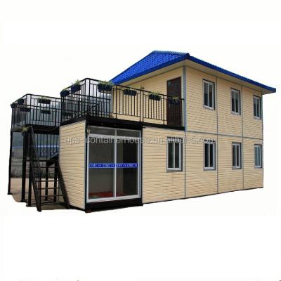 China 2020 Modern Design Cheap Sandwich Panel 2 Bedroom Prefab House Portable UPS Building Construction for sale