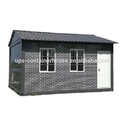 China Modern Building UPS 40 Ft 20 Ft Container House With Large Window Two Storey Building Plan for sale