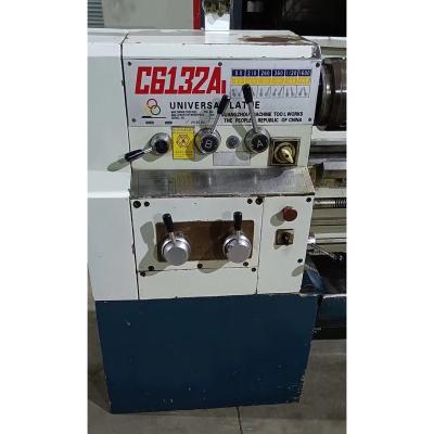 China Used building material shops C6132A lathe machine with automatic hot sale manual CNC mini metal lathe for sale