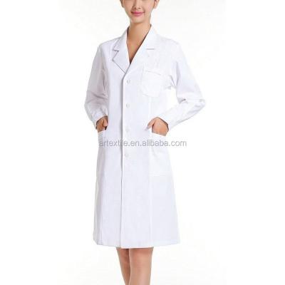 China Poly Durable Eco-Friendly Firm Competitive White Cotton Doctor Uniform Apron for sale