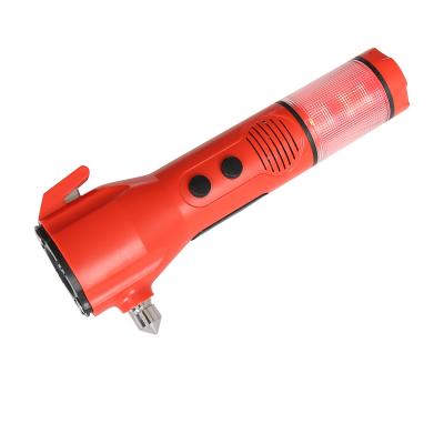 China Multifunction Rechargeable Knife 3.7v 1w LED Flashlight Power Bank Escape Life Car Emergency Safety Hammer for sale