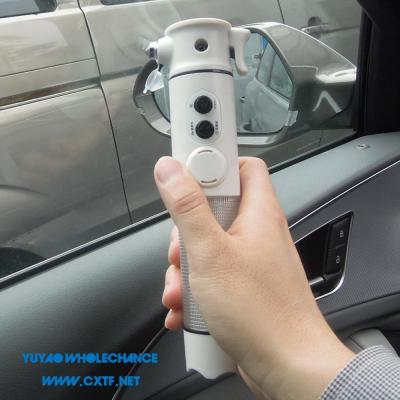 China Brief & Single color factory manufacture emergency hammer alarm car flashlight direct emergency light flashlight for sale