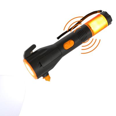 China Emergency Rechargeable 8 In 1 Multifunctional Safety Hammer Beacon Led Car Emergency Flashlight for sale