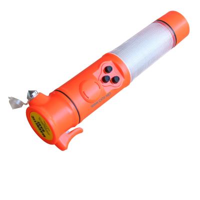 China Emergency 5 In 1 Portable Fire Alarm Emergency Car Led Flashlight for sale