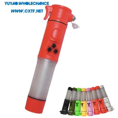 China 2020 New Products Innovative Emergency Cut Out Glass Hammer Car Emergency Glass Flashlight for sale