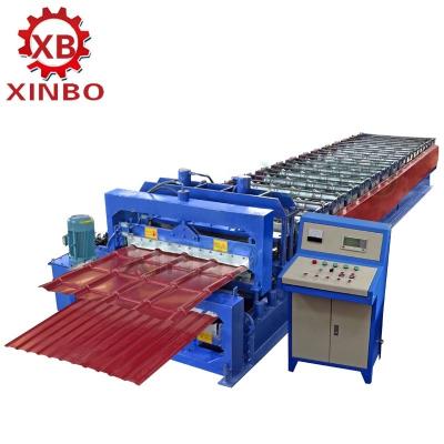 China Hotels Caigang Watts Corrugated Sheet K Span Roll Forming Machine Roofing Making Machine for sale