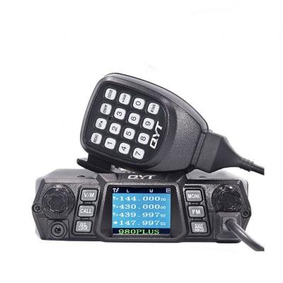 China QYT KT-980PLUS high power 75W QYT KT-980PLUS QYT KT-980PLUS (Quad)/55W (UHF) dual band (VHF) low standby mobile ham radio HAM for sale