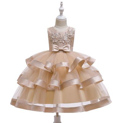 China Custom Made Summer Washable 2-12 Years Girls Wedding Dresses 2022 New Design Girls Birthday Dress Dresses for sale