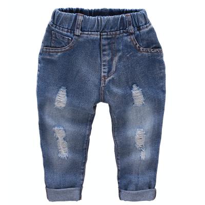 China Anti-pilling High Quality Custom Made Cotton Kids Boys Toddler Jeans Toddler Boy Jeans Casual Jeans for sale