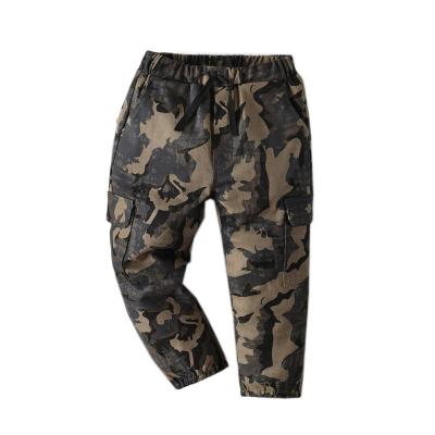 China Anti-pilling baby boy casual pants 2022 new custom clothing manufacturers army green camouflage pants baby boy jumpsuits jogger pants for sale