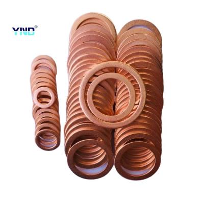 China Customizable High Quality Material Copper Seal Copper Seal Ring for sale