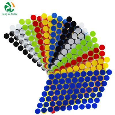 China Factory Self Adhesive Whole Sale Nylon Colorful Adhesive Hook And Loop Dots for sale