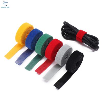 China Heat Resistance Factory In Stock Colored Nylon Side Double Hook And Loop for sale