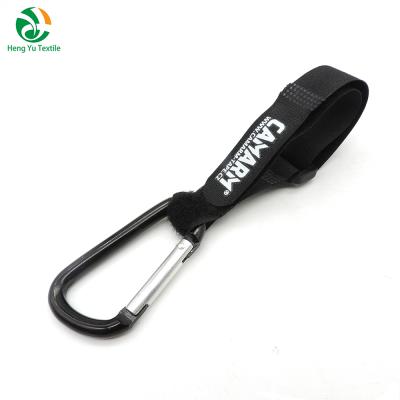 China Customized LOGO/COLORS Stainless Steel Hook And Buckle Carabiner Strap With Mountaineering Buckle for sale