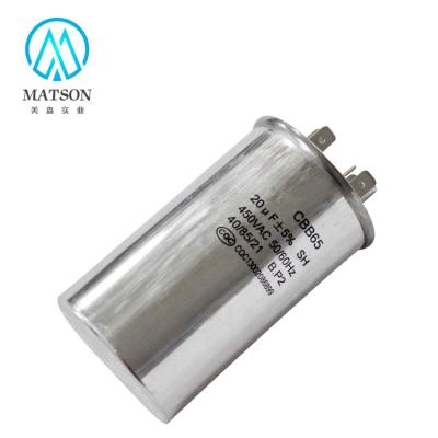 China CBB65 Air Conditioner Capacitor 60uf 660VAC General Electric AC Capacitor for sale