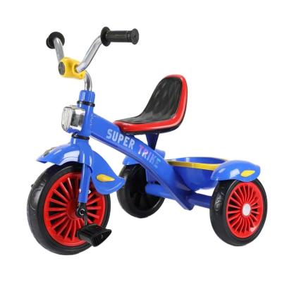 China Ride On Toy New Fashion Baby Tricycle Kids Steel Tricycle Carbon Steel Frame Baby Tricycles for sale