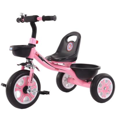 China Ride On Toy Custom Printing Logo Tricycle Kids Baby Boy Cute Tricycle for sale