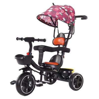 China Ride On Toy Hot Sale Cheap Price 4 In 1 Baby Tricycle Stroller Baby Tricycle Children Push Tricycle for sale