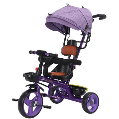 China New 1 Toy China Baby Tricycle Children's Toy China Baby Tricycle Pram Tricycle Baby Ride On 4In for sale