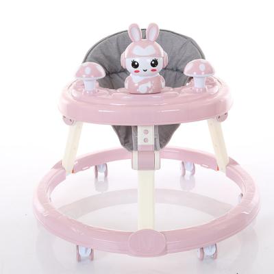 China Learn 2022 New Baby Walking Walker With Carrier Cheap Plastic Toys Music Kid Baby Single Walker for sale