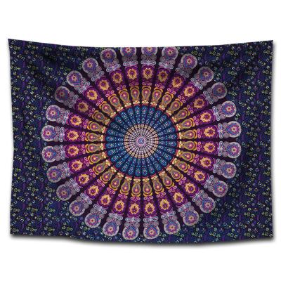 China Indian Large Transitional Mandala Tapestry 3D Digital Printed Wall Hangings Printing Dorm Decor Tapestry for sale