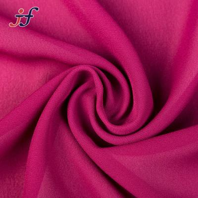 China Antistatic Wholesale 100% Polyester 75D Rolls Dobby Georgette Chiffon Taffeta Fabric For Garment for sale