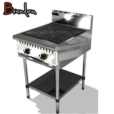 China Easily Assembled CE Matching Cooking Equipment Rack 2 Gas Burners GRILL Barbecue Grill Machine for sale