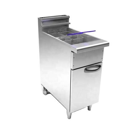 China restaurant stainless steel gas deep fryer/commercial deep fryers for sale