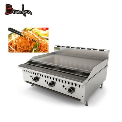 China Stainless / Cast Iron Teppanyaki CE Equipment Smokeless Commercial Kitchen Griddle For Restaurant for sale