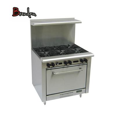 China Competitive Price Super Flame Gas Stove and Oven at 6 Burner Gas Stove High Technology Large Burner Commercial Gas Stove for sale