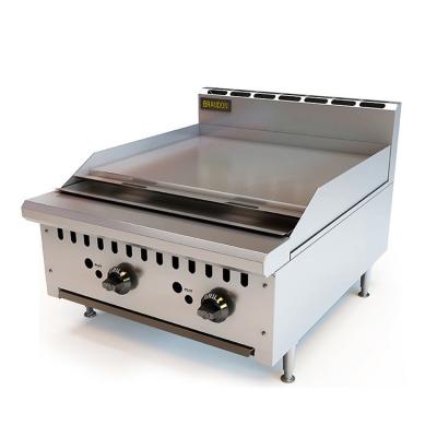 China Large Stainless Steel Gas Griddle Table Counter Top Commercial Griddle Commercial Gas Grill Griddle Gas for sale