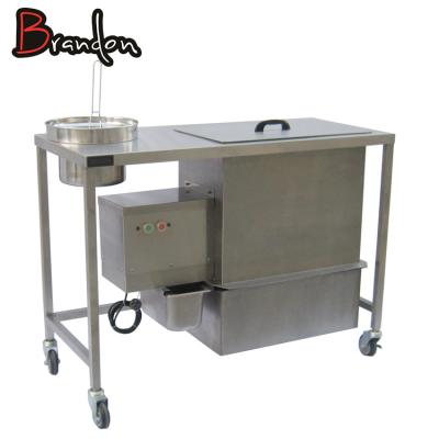 China Commercial Supplying Table Bread Baskets Stainless Steel Chicken Breading Table for sale