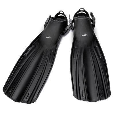 China THENICE Sports Flippers Open-heel Professional Training Unisex Underwater Swimming Diving Fins for sale