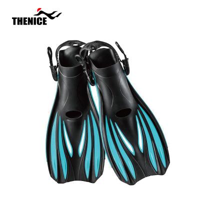 China Scuba Diving Scuba Swimming Wholesale Adult Scuba Diving Equipment Good Push And TPR Adjustable Swimming Fins for sale