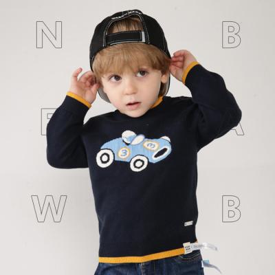 China Fashion Breathable Design Custom Long Sleeve Kids Sweater Baby Boy Girls Knitted Kids Pullover Sweater for sale